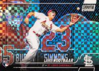 2022 Topps Stadium Club Chrome #186 Lars Nootbaar X-Fractor Baseball Card