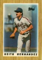 1987 Topps Mini League Leaders #24 Keith Hernandez Baseball Card