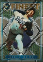 1995 Finest #228 Hideo Nomo w/Coating Baseball Card