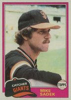 1981 Topps #384 Mike Sadek Baseball Card