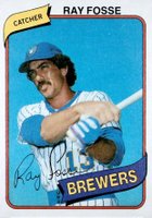 1980 Topps #327 Ray Fosse Baseball Card