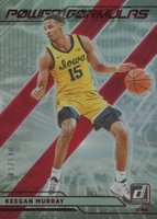 2022 Panini Chronicles Draft Picks Donruss Power Formulas #PFKEE Keegan Murray Red Basketball Card