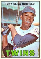 1967 Topps #50 Tony Oliva Baseball Card