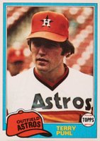1981 Topps #411 Terry Puhl Baseball Card