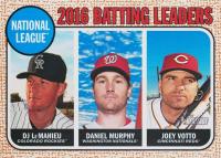 2017 Topps Heritage  #1 Daniel Murphy/DJ LeMahieu/Joey Votto Baseball Card