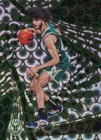 2023 Panini Revolution #136 Andre Jackson Jr. Groove Basketball Card