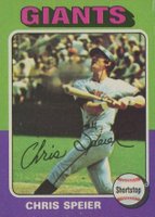 1975 Topps Mini #505 Chris Speier Baseball Card