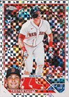 2023 Topps Chrome #174 Triston Casas X-Fractor Baseball Card