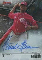 2018 Bowman's Best Best of 2018 Autographs #B18HG Hunter Greene Baseball Card