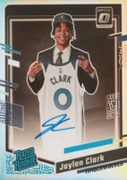 2023 Panini Donruss Optic #263 Jaylen Clark Signature-Holo Basketball Card