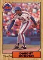 1987 O-Pee-Chee #130 Dwight Gooden Baseball Card