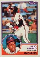1983 Topps Traded #34T Julio Franco Baseball Card