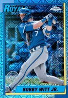 2025 Topps Silver Pack 1990 Chrome Promo #56 Bobby Witt Jr. Baseball Card