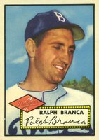 1952 Topps #274 Ralph Branca Baseball Card