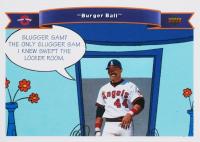 1991 Upper Deck Comic Ball 2 #109 Reggie Jackson Burger Ball Baseball Card