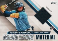 2024 Topps Update Major League Materials #JCA Junior Caminero Baseball Card