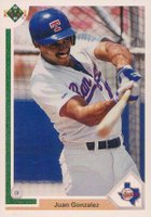 1991 Upper Deck #646 Juan Gonzalez Baseball Card
