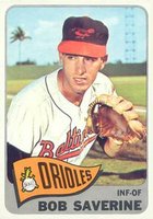 1965 Topps #427 Bob Saverine Baseball Card