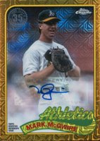 2024 Topps Silver Pack 1989 Chrome Promo #T89C99 Mark McGwire Autograph-Gold Baseball Card