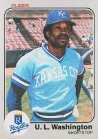 1983 Fleer #125 U.L. Washington Baseball Card