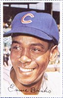 1971 Dell Today's Team Stamps # Ernie Banks All Stars Baseball Card