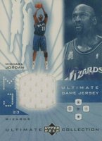 2001 Ultimate Collection Ultimate Game Jersey #MJ2 Michael Jordan Basketball Card