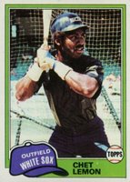 1981 Topps #242 Chet Lemon Baseball Card
