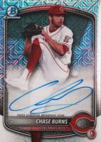 2025 Bowman Mega Box Bowman Prospect Mega Autographs #CB Chase Burns Baseball Card