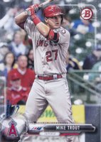 2017 Bowman #100 Mike Trout Topps Vault 1/1 Baseball Card