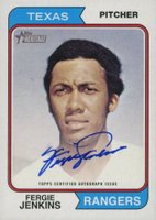 2023 Topps Heritage Real One Autographs #74ROFJ Fergie Jenkins Baseball Card