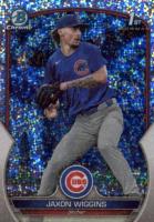 2023 Bowman Draft #BDC50 Jaxon Wiggins Chrome-Sparkle Baseball Card