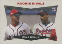 2018 Topps Throwback Thursday #173 Juan Soto/Ronald Acuna Jr. Baseball Card