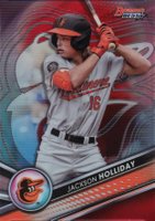 2022 Bowman's Best Top Prospects #TP2 Jackson Holliday Red Refractor Baseball Card