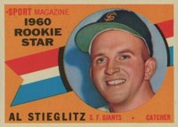 1960 Topps #144 Al Stieglitz Rookie Star Baseball Card