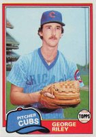 1981 Topps #514 George Riley Baseball Card