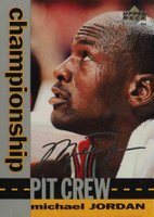 1995 Upper Deck Racing #133 Michael Jordan Silver Signature Basketball Card