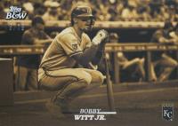 2024 Topps Black and White #23 Bobby Witt Jr. Yellow Baseball Card