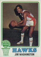 1973 Topps #87 Jim Washington Basketball Card