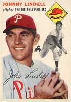 1954 Topps #51 Johnny Lindell Baseball Card