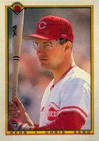 1990 Bowman Tiffany #53 Chris Sabo Baseball Card