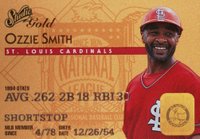 1995 Studio #41 Ozzie Smith Gold Baseball Card