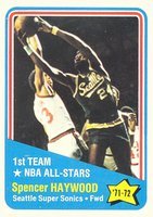 1972 Topps #162 Spencer Haywood All-Star Basketball Card