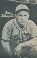 1947 Bond Bread Exhibit # Enos Slaughter Baseball Card