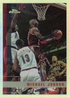 1997 Topps Chrome #123 Michael Jordan Refractor Basketball Card