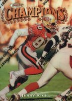 1997 Finest #220 Jerry Rice Refractor Football Card