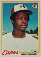 1978 Topps #468 Warren Cromartie Baseball Card