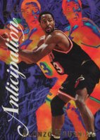 1995 Flair Anticipation #5 Alonzo Mourning Basketball Card