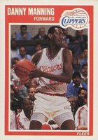 1989 Fleer #71 Danny Manning Basketball Card