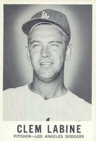 1960 Leaf #60 Clem Labine Baseball Card