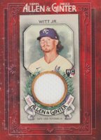 2022 Topps Allen & Ginter Mini Framed Relics #MFRBWJ Bobby Witt Jr. Baseball Card